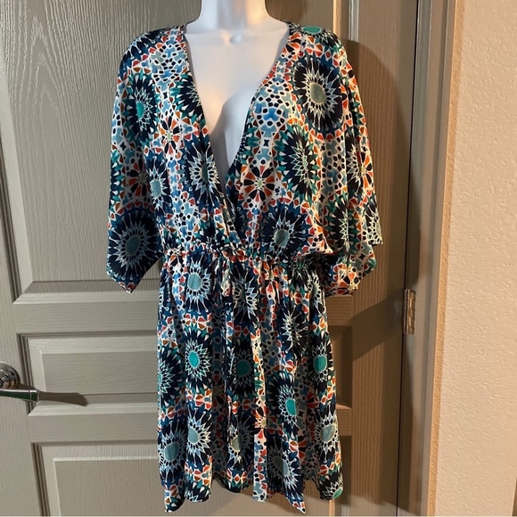 Elemar Swim Womens M Bathing Suit Cover Up Blue Bliss - Picture 1 of 5